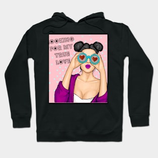 Pop art lady Hoodie